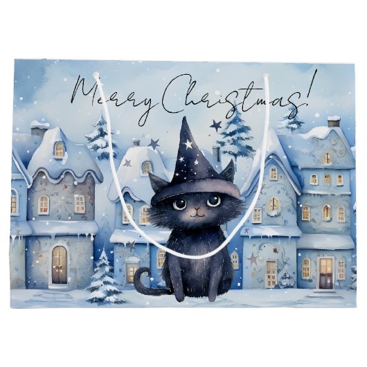 Niedlicher Weihnachtskalender Große Geschenktüte (Rückseite)