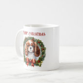 Niedlicher Weihnachtskalender Hund Lover Tasse (Vorderseite Links)