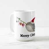 Niedlicher Weihnachtskalender Kaffeetasse (Vorderseite Links)