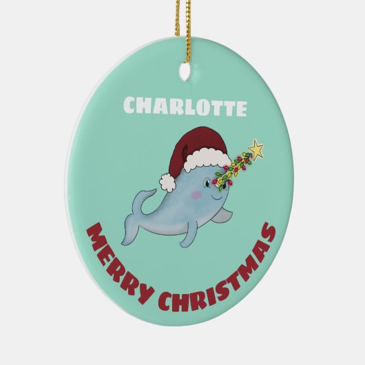 Niedlicher Weihnachtskalender Keramik Ornament (Rechts)