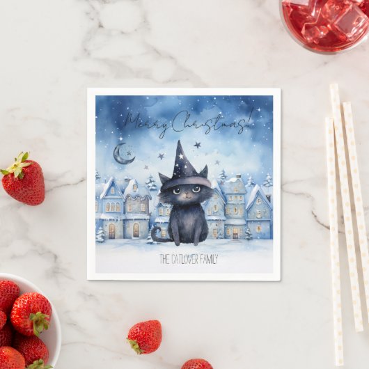 Niedlicher Weihnachtskalender Serviette (Beispiel)