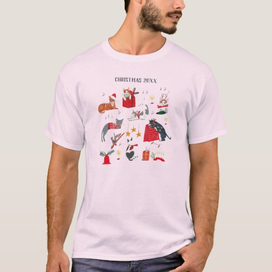 Niedlicher Weihnachtskalender T-Shirt (Vorderseite)