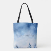 Niedlicher Weihnachtskalender Tasche (Rückseite)