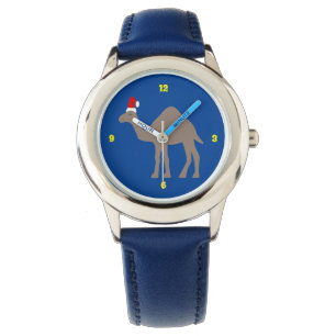 Niedlicher Weihnachtskamel Armbanduhr