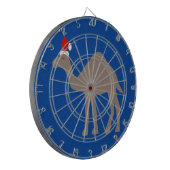 Niedlicher Weihnachtskamel Dartscheibe (Vorderseite Links)