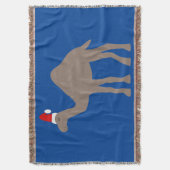 Niedlicher Weihnachtskamel Decke (Vorderseite Vertikal)