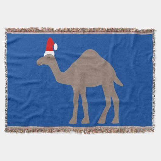 Niedlicher Weihnachtskamel Decke (Vorderseite)