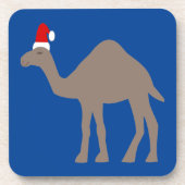 Niedlicher Weihnachtskamel Getränkeuntersetzer (Vorderseite)