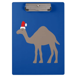 Niedlicher Weihnachtskamel Klemmbrett