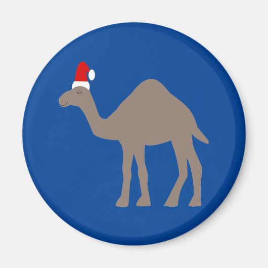 Niedlicher Weihnachtskamel Magnet (Vorne)
