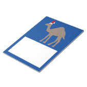 Niedlicher Weihnachtskamel Notizblock (angewinkelt)