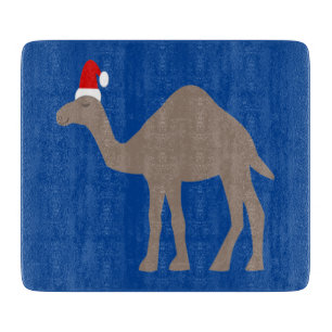 Niedlicher Weihnachtskamel Schneidebrett