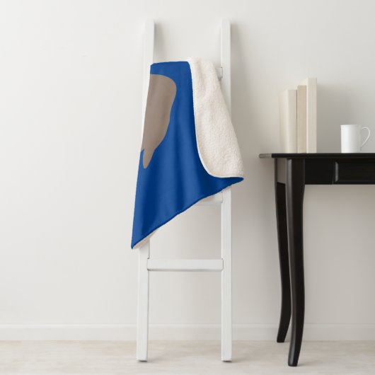 Niedlicher Weihnachtskamel Sherpadecke (Beispiel)