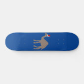 Niedlicher Weihnachtskamel Skateboard (Horizontal)