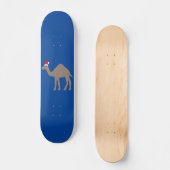Niedlicher Weihnachtskamel Skateboard (Vorderseite)