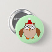 Niedlicher Weihnachtsknopf Button (Vorne & Hinten)