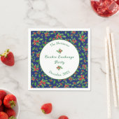 Niedlicher Weihnachtskochtausch Party Individuelle Serviette (Beispiel)
