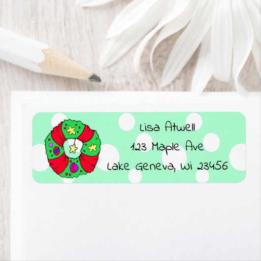 Niedlicher Weihnachtskranz (Insitu)