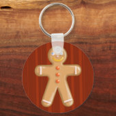 Niedlicher Weihnachtskuchen Schlüsselanhänger (Vorderseite)