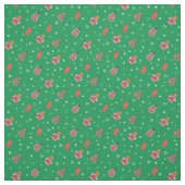 Niedlicher Weihnachtslebkuchenentwurf Stoff (Muster)