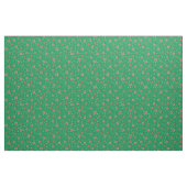 Niedlicher Weihnachtslebkuchenentwurf Stoff (Fat Quarter (45,7 x 55,9 cm))