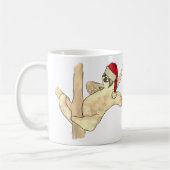 Niedlicher Weihnachtsliegeplatz in einem Baum Kaffeetasse (Links)
