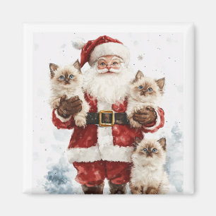 Niedlicher Weihnachtsmagnet Der Weihnachtsmann bri Magnet