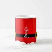 Niedlicher Weihnachtsmann Anzug Personalisierte We Kaffeetasse (Mittel)