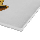 Niedlicher Weihnachtsmann Art Angel Schneidebrett (Ecke)