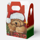 Niedlicher Weihnachtsmann-Bear Geschenkschachtel (Geöffnet)