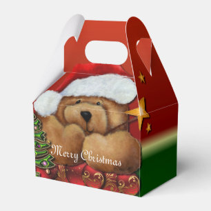 Niedlicher Weihnachtsmann-Bear Geschenkschachtel