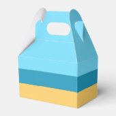 Niedlicher Weihnachtsmann Custom Beach Party Geschenkschachtel (Rückseite)