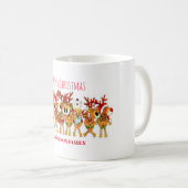 Niedlicher Weihnachtsmann, der singen Kaffeetasse (VorderseiteRechts)