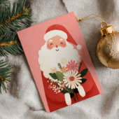 Niedlicher Weihnachtsmann Feierliche Weihnachten Postkarte
