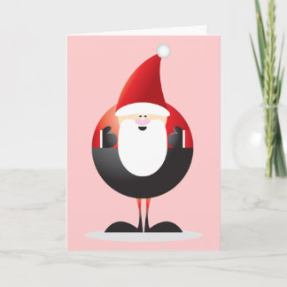 Niedlicher Weihnachtsmann Feiertagskarte