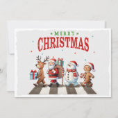 Niedlicher Weihnachtsmann Feiertagskarte (Vorderseite)