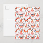 Niedlicher Weihnachtsmann Feiertagspostkarte (Vorne/Hinten)