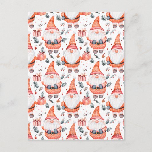 Niedlicher Weihnachtsmann Feiertagspostkarte (Vorderseite)