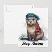 Niedlicher Weihnachtsmann Feiertagspostkarte (Vorne/Hinten)