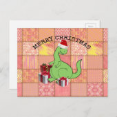 Niedlicher Weihnachtsmann Feiertagspostkarte (Vorne/Hinten)