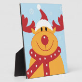 Niedlicher Weihnachtsmann Fotoplatte (Seite)