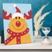 Niedlicher Weihnachtsmann Fotoplatte (Seite)