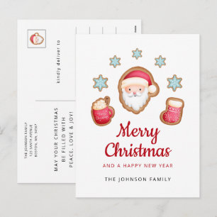 Niedlicher Weihnachtsmann frohe Weihnachten