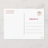 Niedlicher Weihnachtsmann frohe Weihnachten (Rückseite)