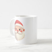 Niedlicher Weihnachtsmann frohe Weihnachten Kaffeetasse (Vorderseite Links)