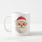 Niedlicher Weihnachtsmann frohe Weihnachten Kaffeetasse (Links)