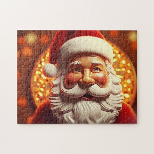 niedlicher Weihnachtsmann für das neue Jahr und We Puzzle (Horizontal)