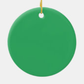 Niedlicher Weihnachtsmann Fußballfest Weihnachten  Keramik Ornament (Hinten)