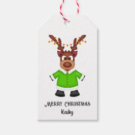 Niedlicher Weihnachtsmann Geschenkanhänger