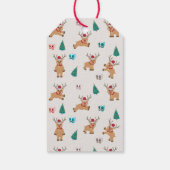 Niedlicher Weihnachtsmann Geschenkanhänger (Rückseite)